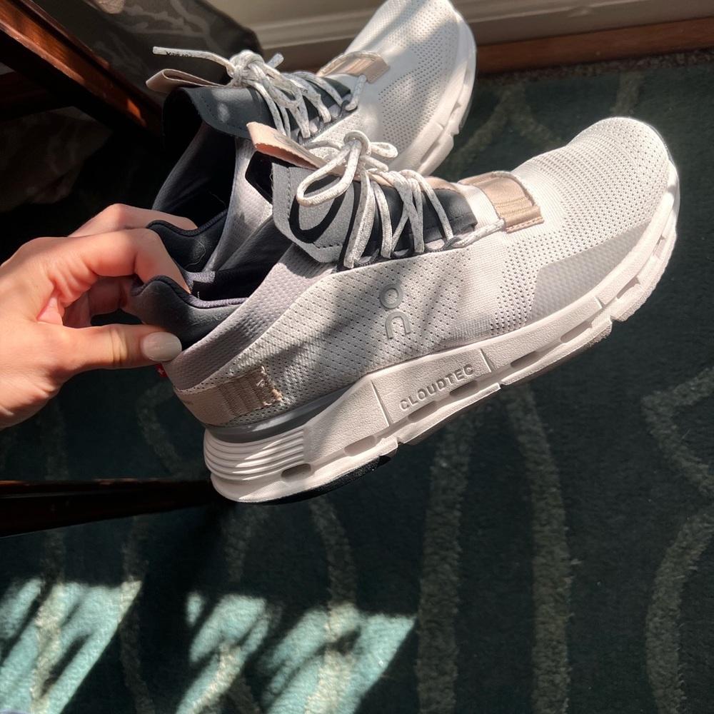 On cloud shoes